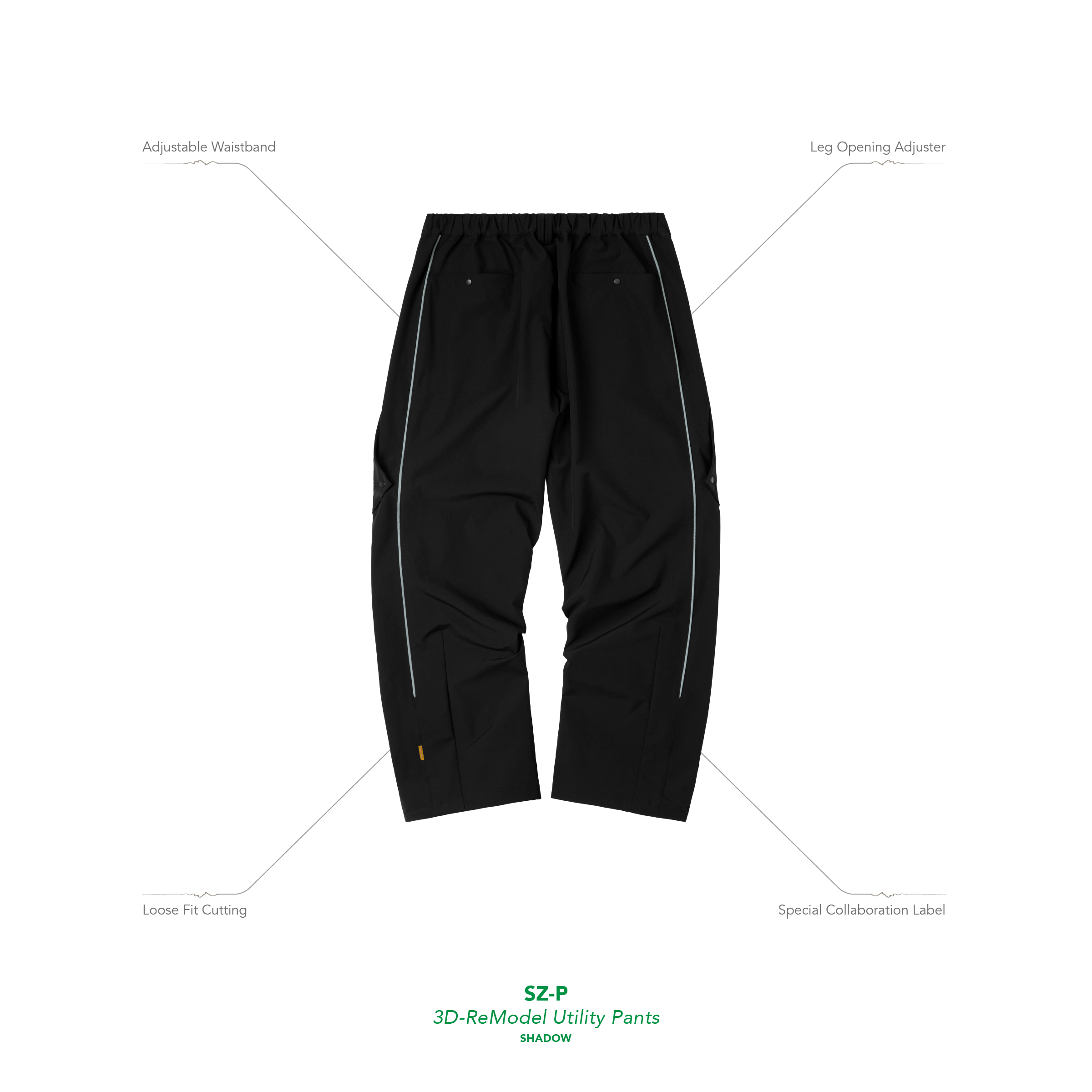 パンツ GOOPiMADE Choreutics 3D Utility Pants GOOPiMADE - P1.L5S - “Choreutics“ 3D Utility Pants