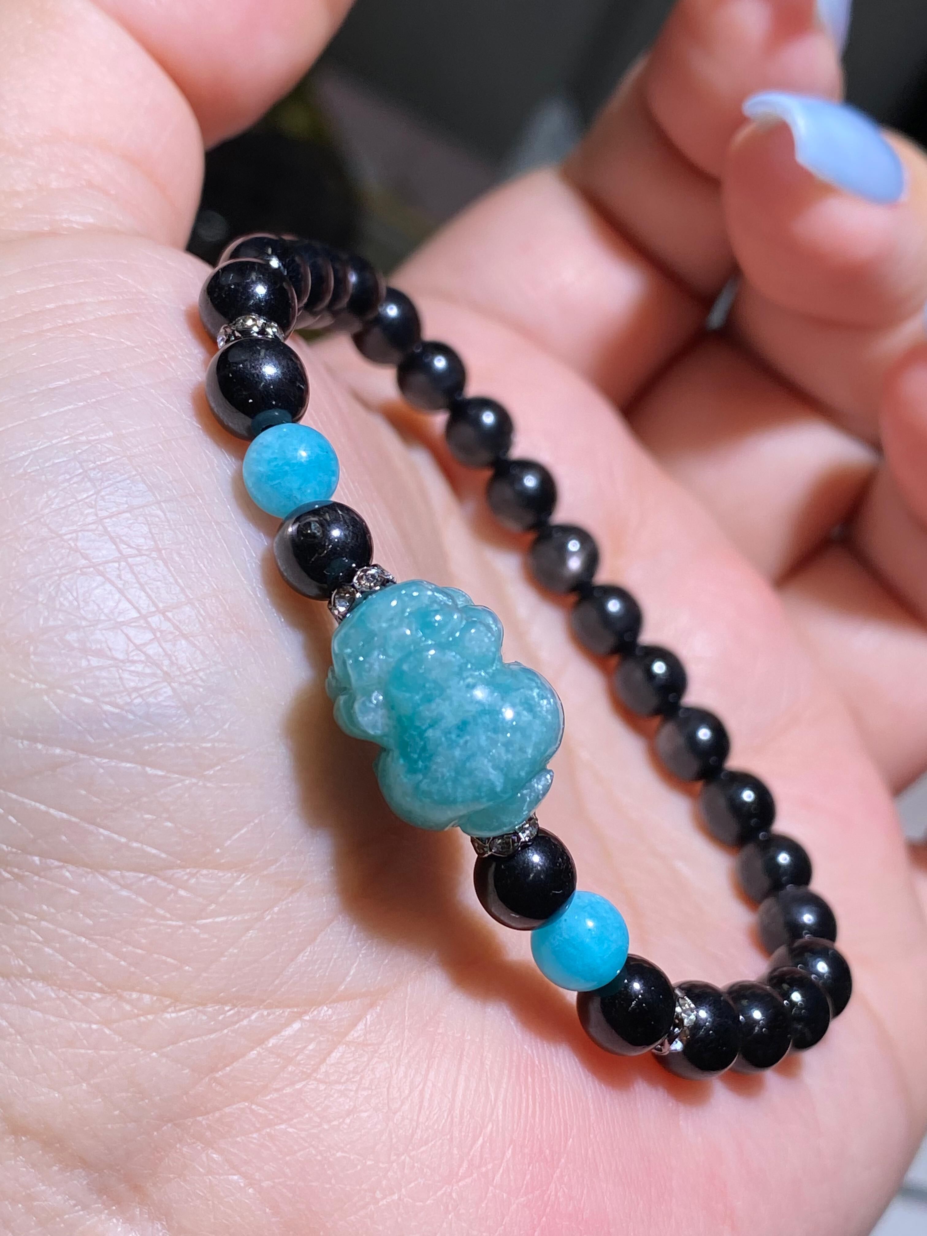 6-6.3MM金運石配天河貔貅