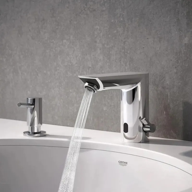 GROHE｜BAU Cosmopolitan E 感應式冷熱水混合龍頭（鉻色）36453000