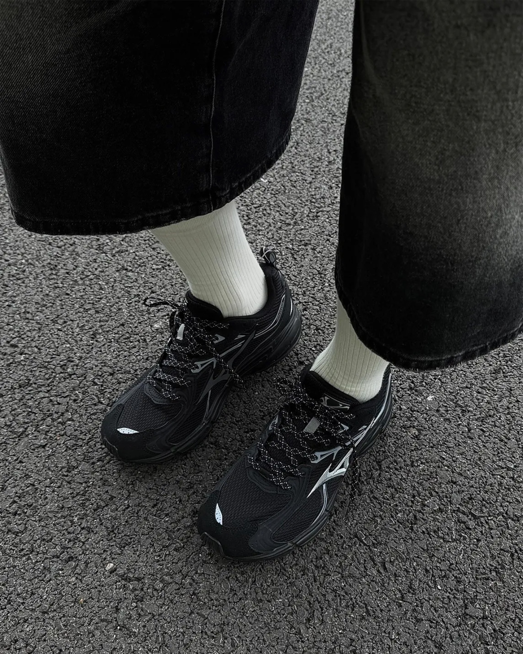 Mizuno Speed 10s 黑銀 灰銀 復古 緩震 透氣 黑魂【D1GH240605】