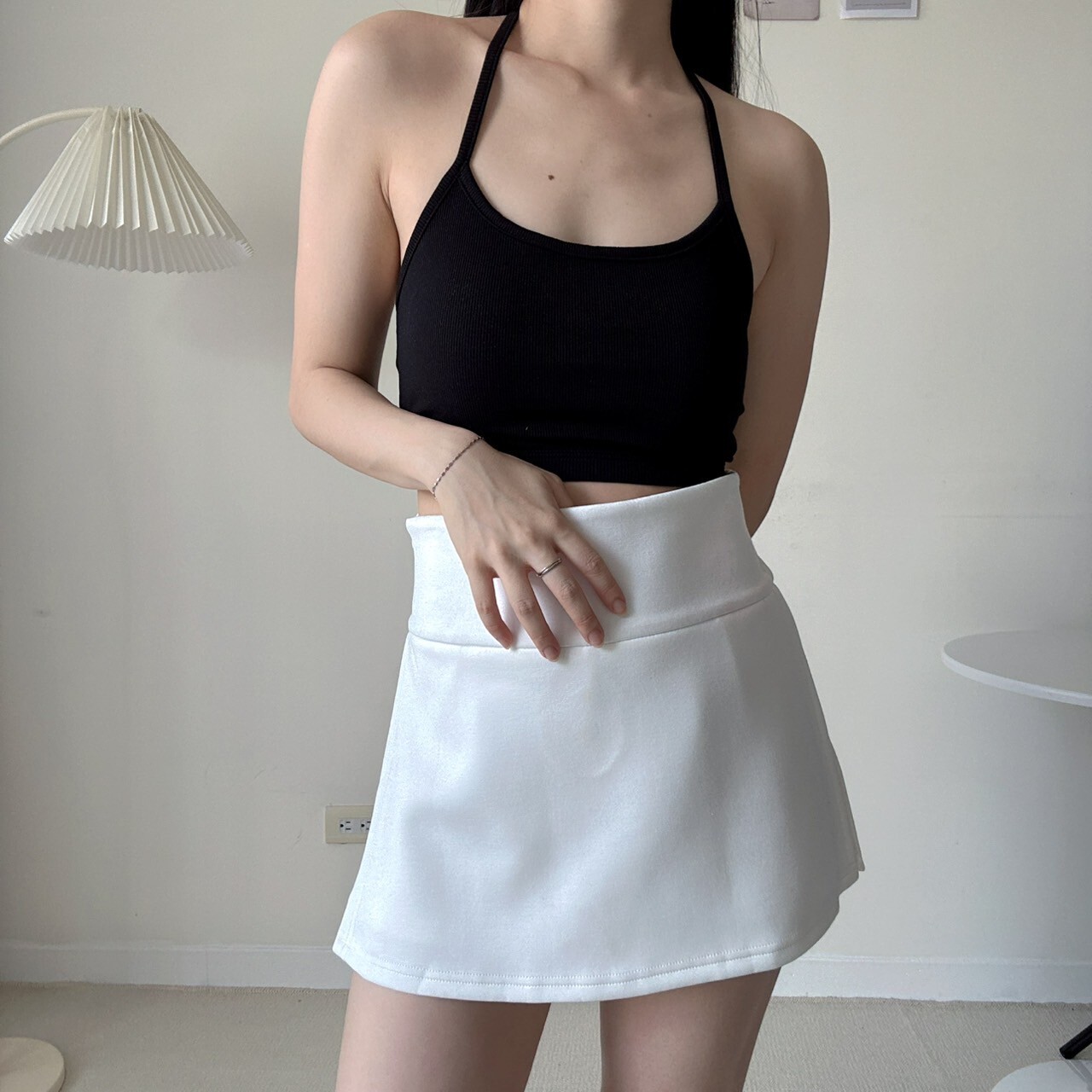 甜辣女孩不會透的短褲裙（現貨）