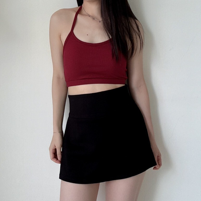 甜辣女孩不會透的短褲裙（現貨）