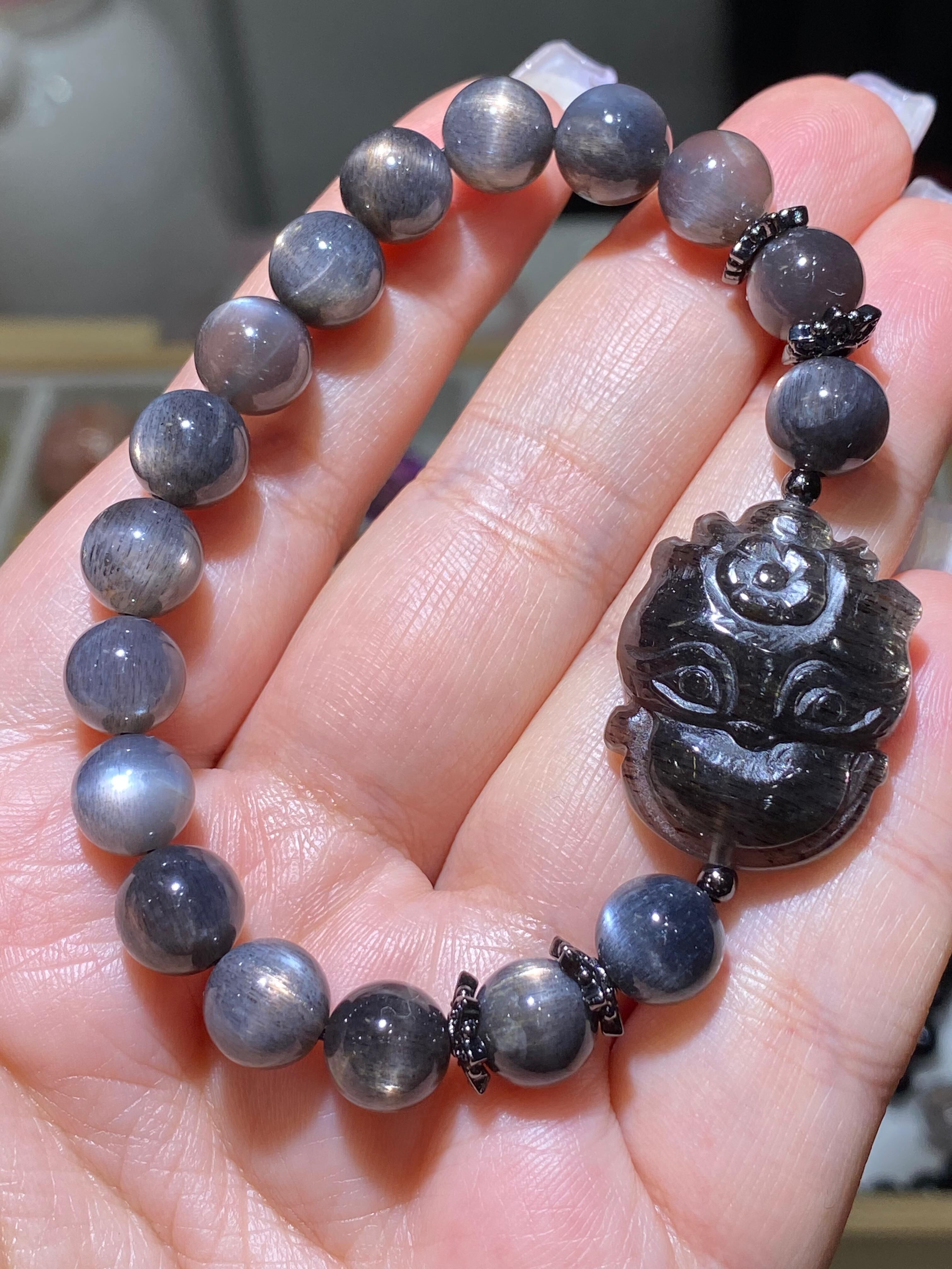 8.6-8.8MM黑骨幹太陽石手狐