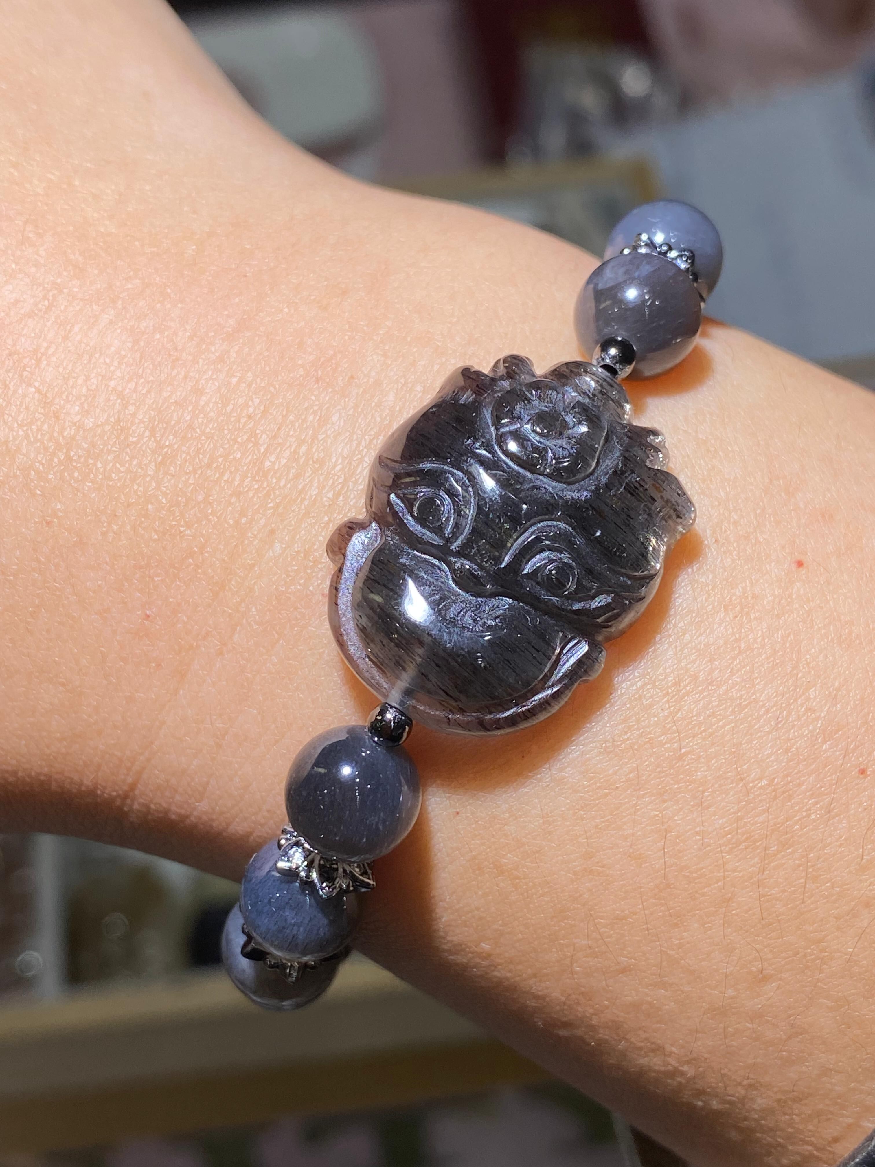 8.6-8.8MM黑骨幹太陽石手狐