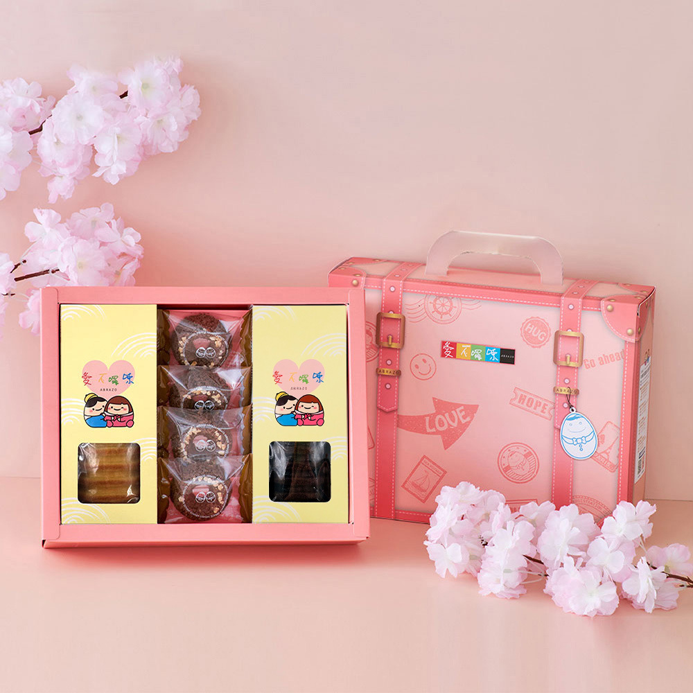 愛不囉嗦｜馨心相映 雙色年輪蛋糕&餅乾禮盒