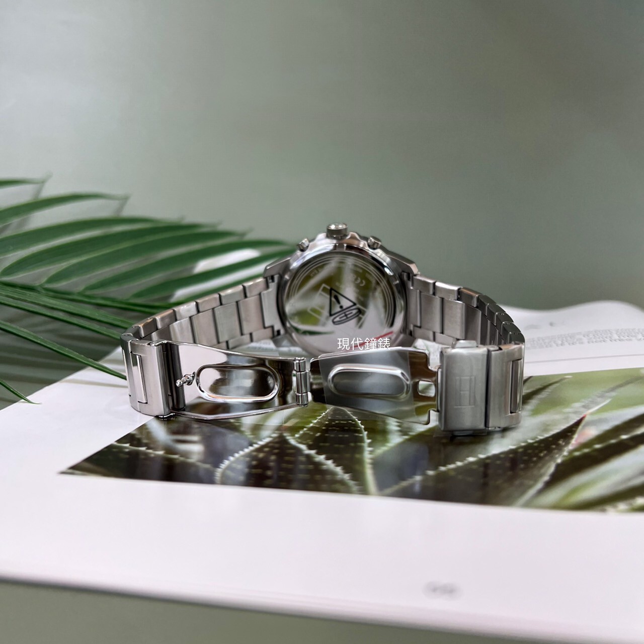 【Tommy Hilfiger】銀鋼透灰面鏤空不鏽鋼腕錶1710683 44mm 現代鐘錶