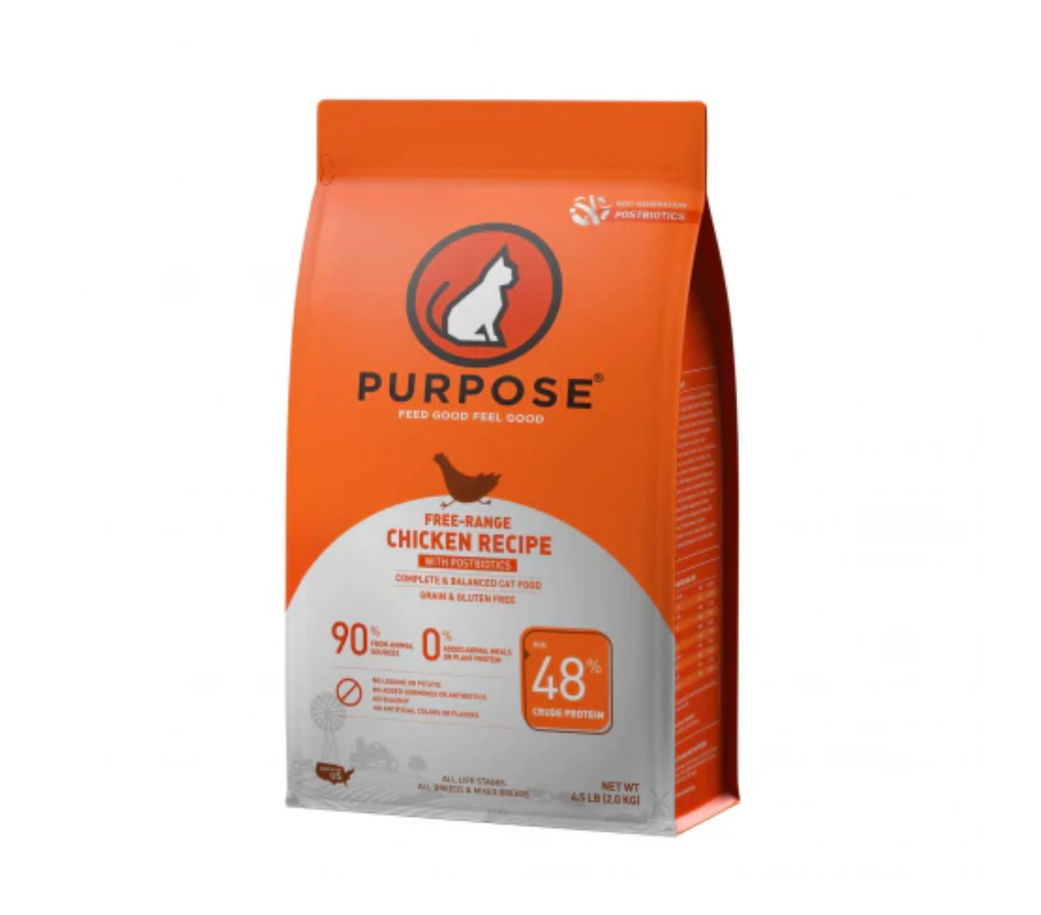 Purpose | 走地雞肉+白魚｜無穀物全貓糧(後生元配方) 10lb