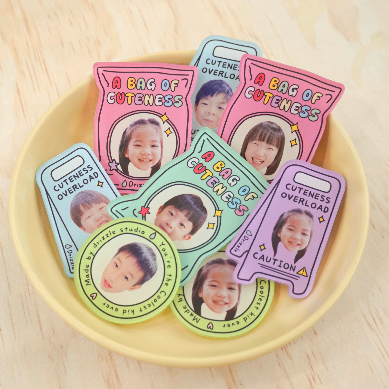 照片壓克力磁鐵(三入組)