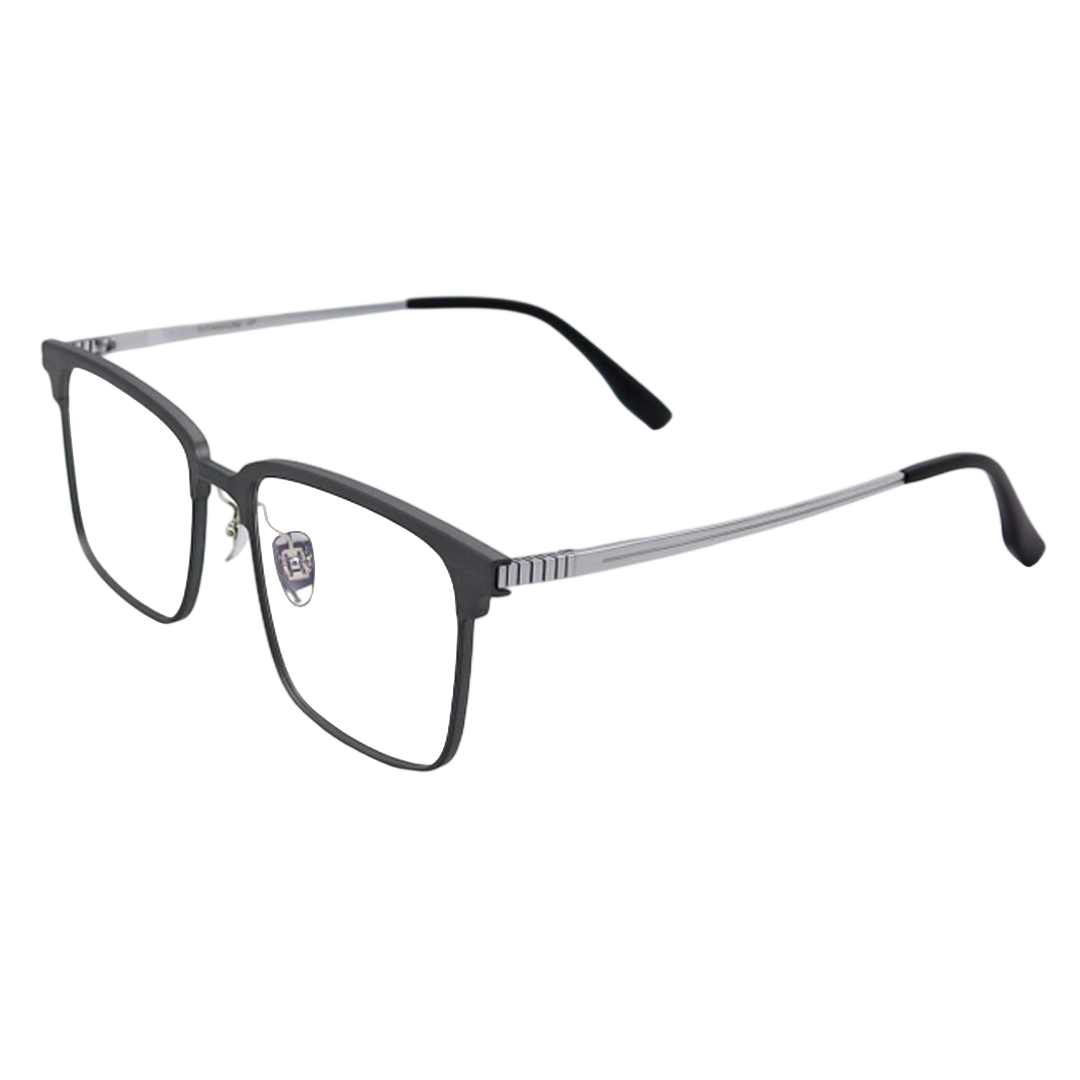 方框鈦合金磁吸套鏡式眼鏡 (2色) 42HV9202TI