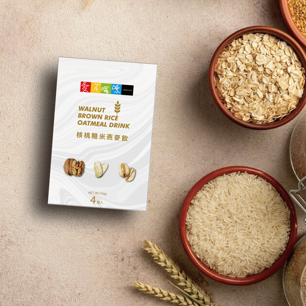 愛不囉嗦｜核桃糙米燕麥飲