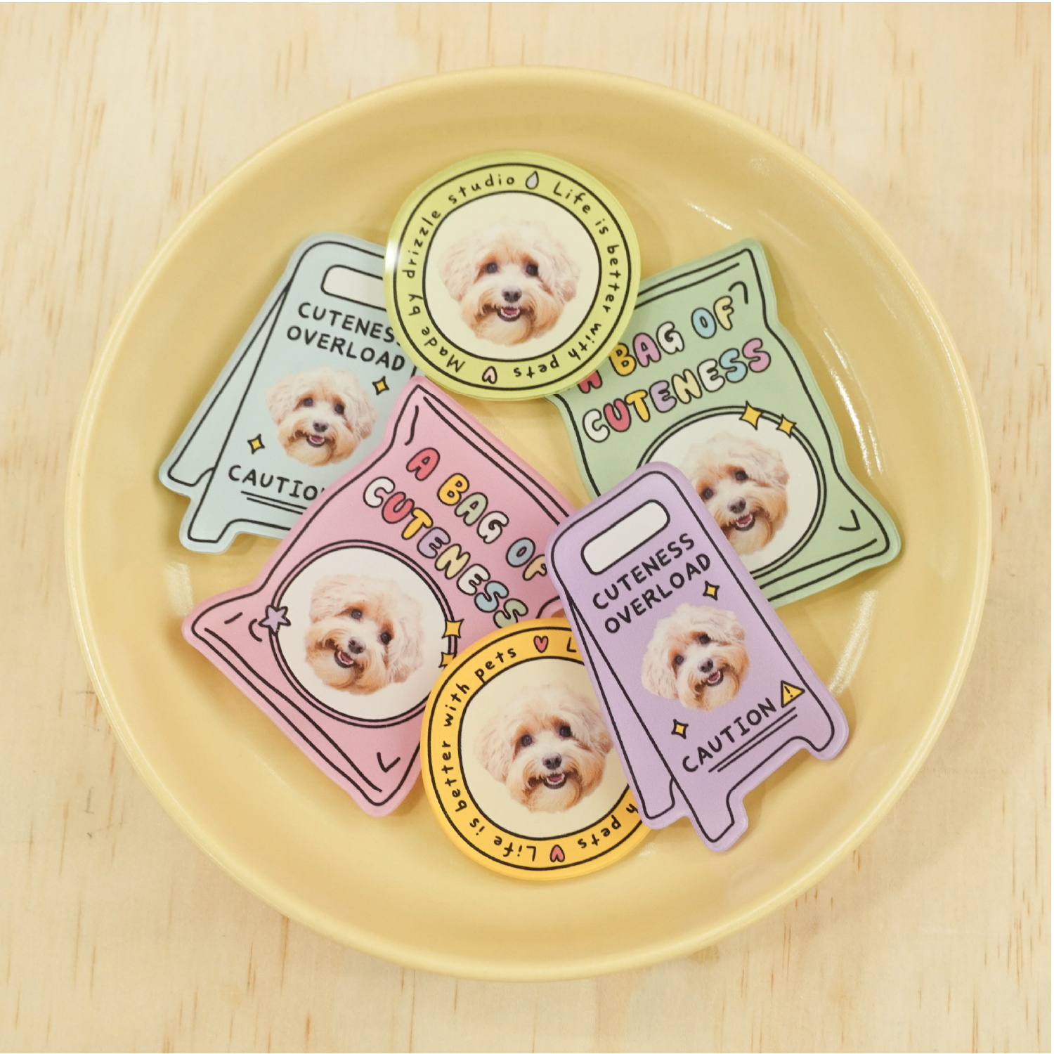 照片壓克力磁鐵(三入組)