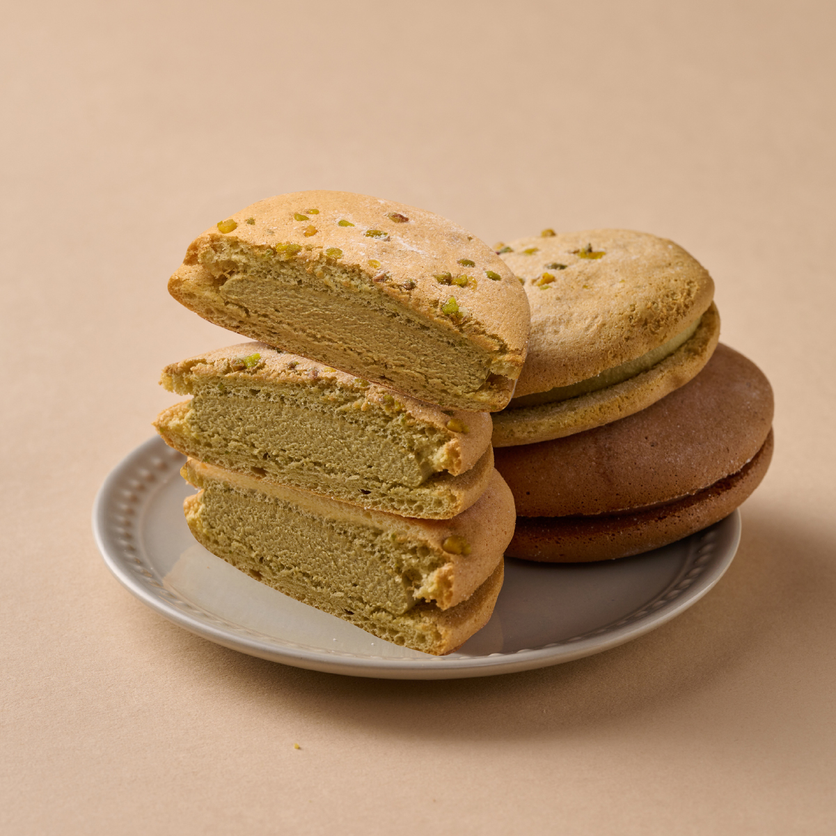 布雪夾心蛋糕 -開心果/6入