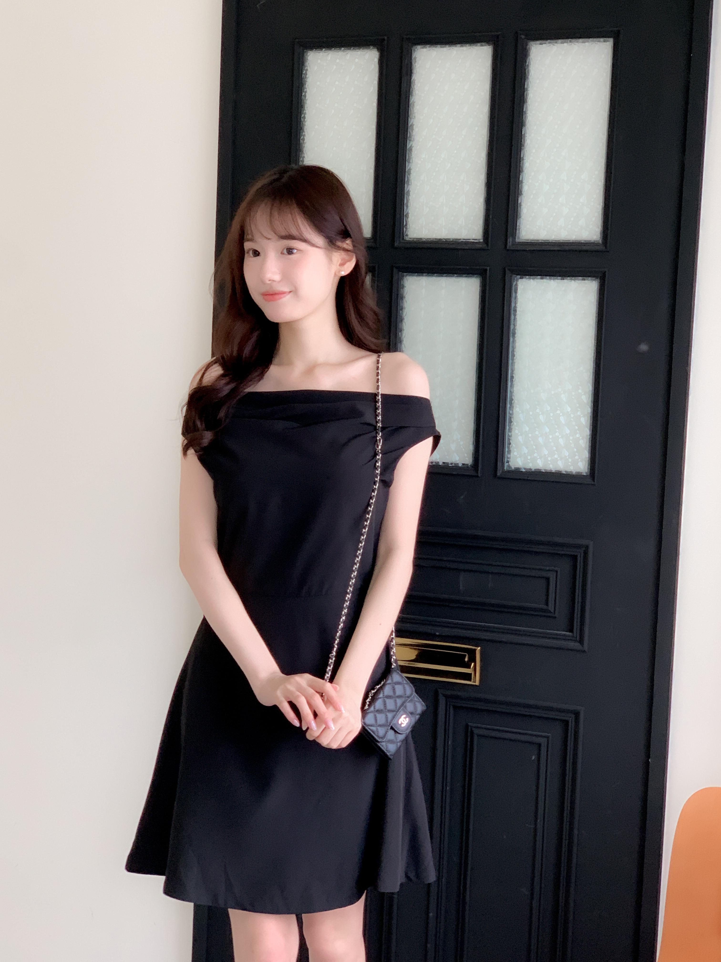 Grace 垂領優雅連身裙  ( 2 colors ) 有長版.短版