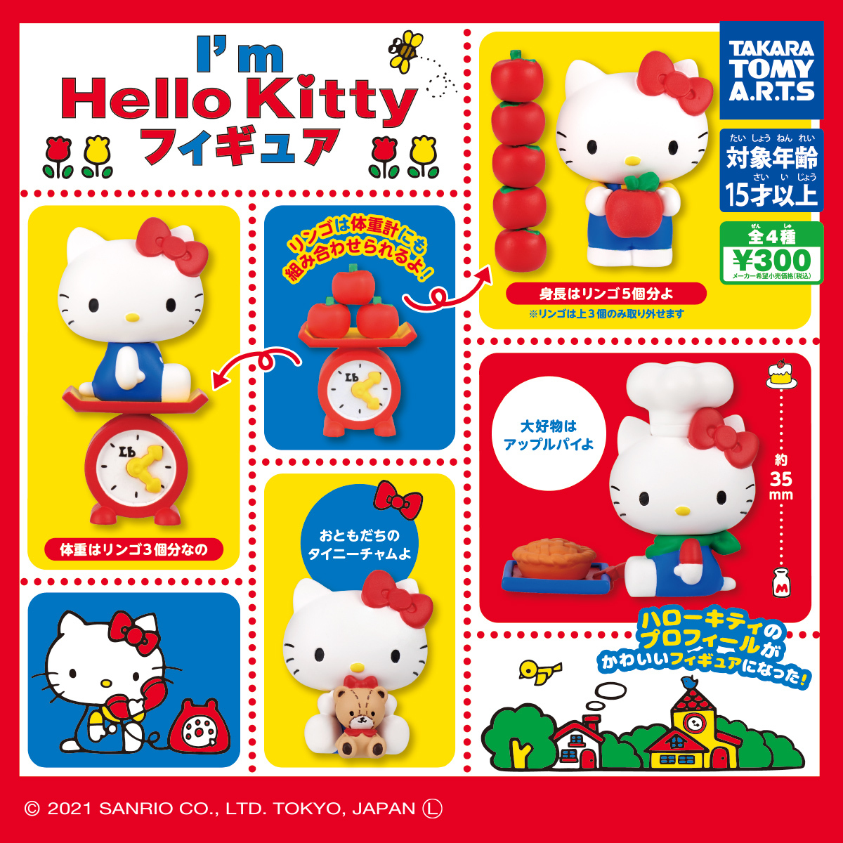 【現貨】I'm Hello Kitty 模型扭蛋(全4種)