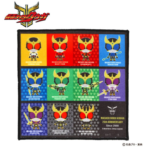 231678 Pbandai 預訂 2025/9月 仮面ライダークウガ　デフォルメ　ミニタオル　ヒーロー柄