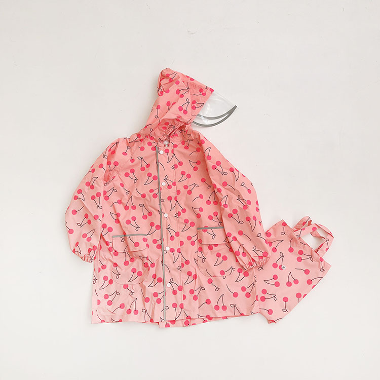 女寶日系滿版雨衣