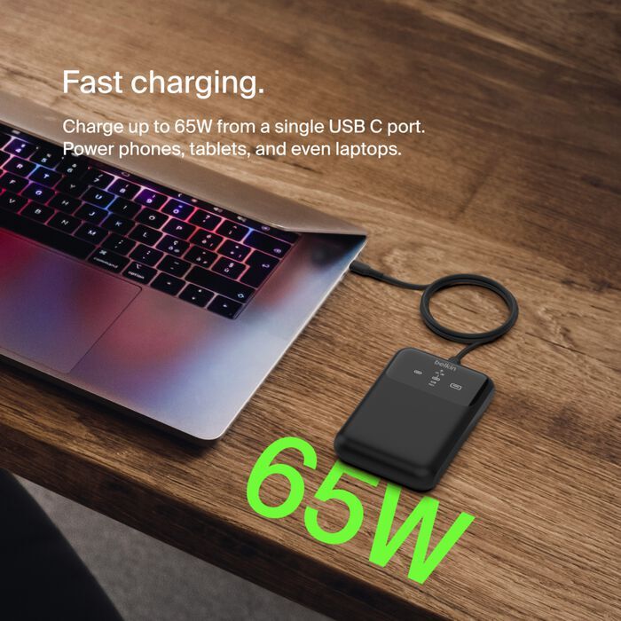 BoostCharge Pro 筆記型電腦行動電源 (65W / 20K / 3連接埠 )