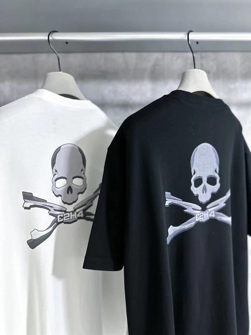 C2H4® x Mastermind JAPAN MMJ 聯名限定 前後骷髏短袖 T