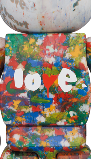 BEARBRICK 木梨憲武《感謝》100% & 400%