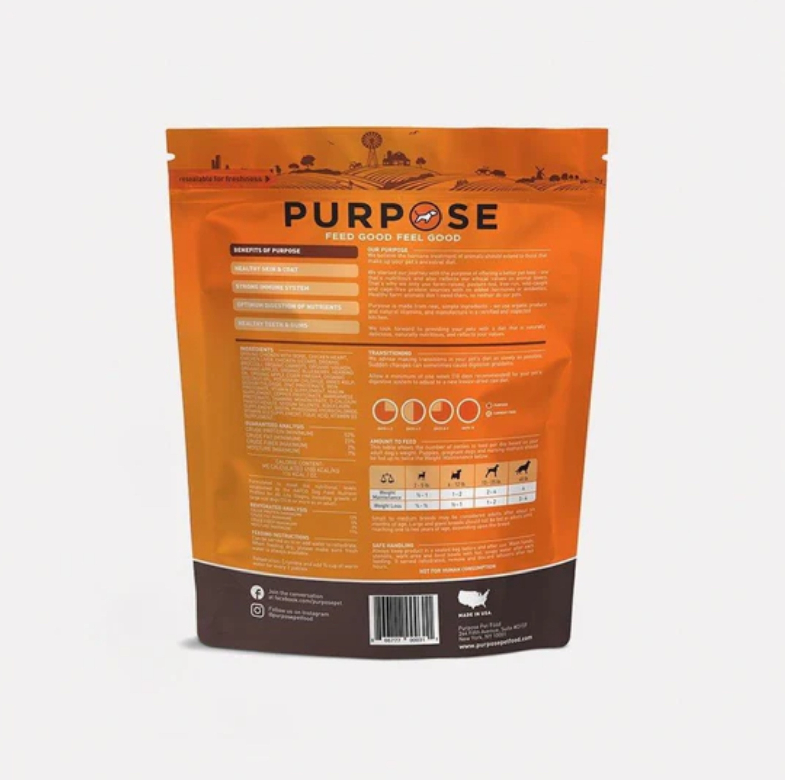 Purpose | 純雞｜單蛋白配方凍乾狗糧 14oz