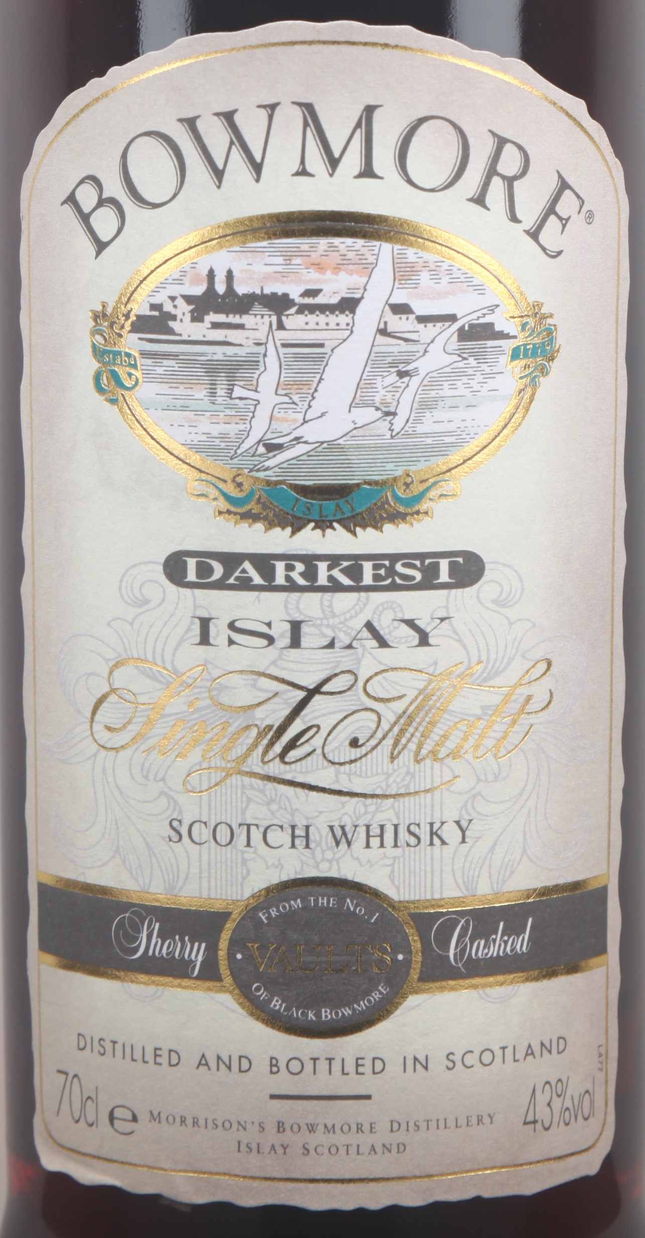 Bowmore Darkest 43% (Old Bottling)