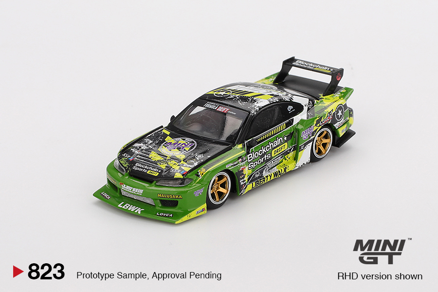 【預訂】Mini GT 823 Nissan LB-Super Silhouette S15 SILVIA #555 V2  2024 Formula Drift Japan