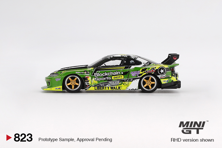 【預訂】Mini GT 823 Nissan LB-Super Silhouette S15 SILVIA #555 V2  2024 Formula Drift Japan