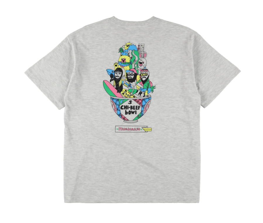 日本ChiBee CHI-BEE丼插畫短Ｔ