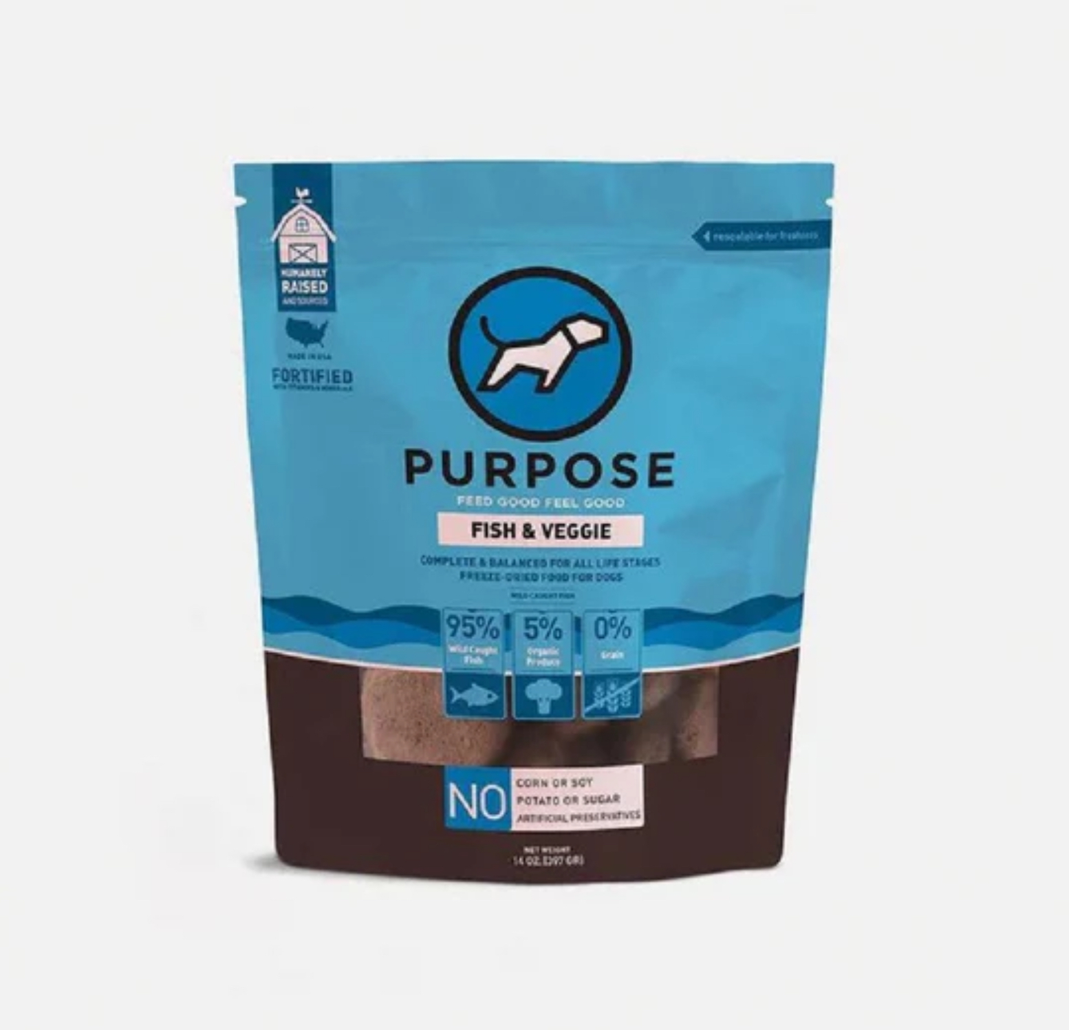 Purpose | 三文魚肉｜單蛋白配方凍乾狗糧 14oz