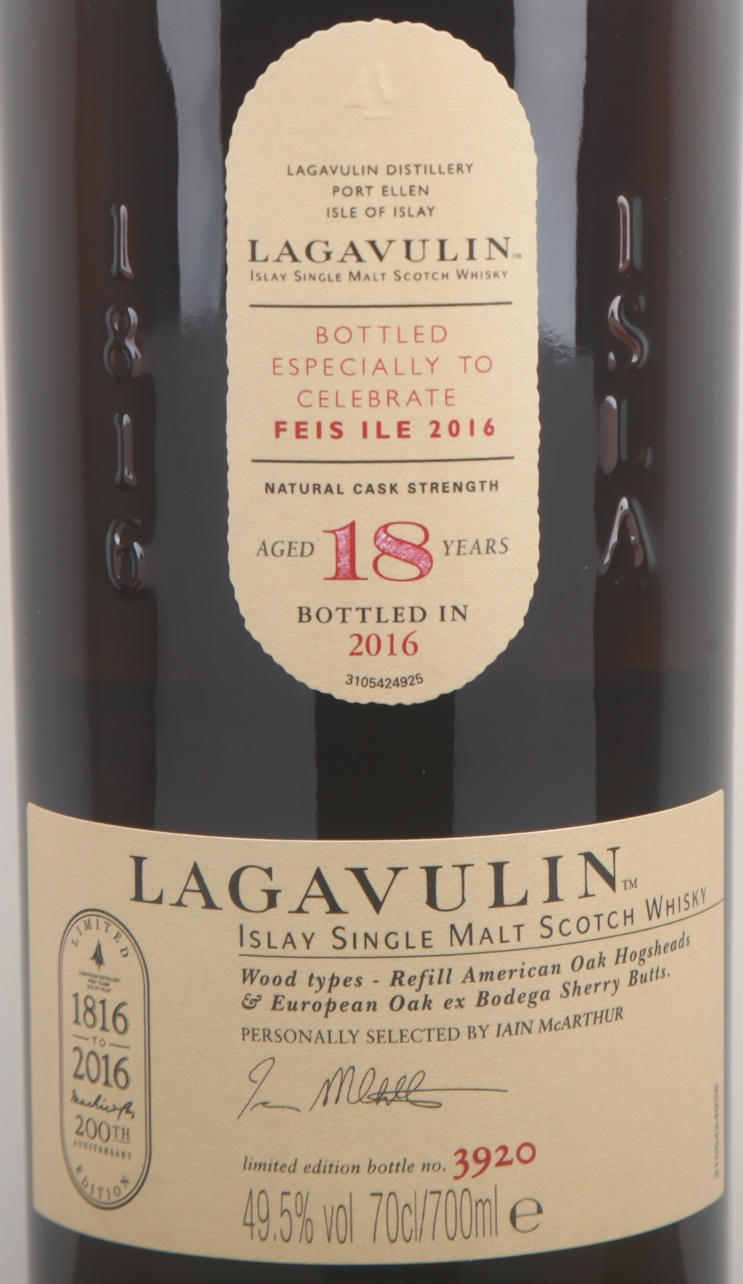 Lagavulin 18YO Feis Ile 2016 49.5%