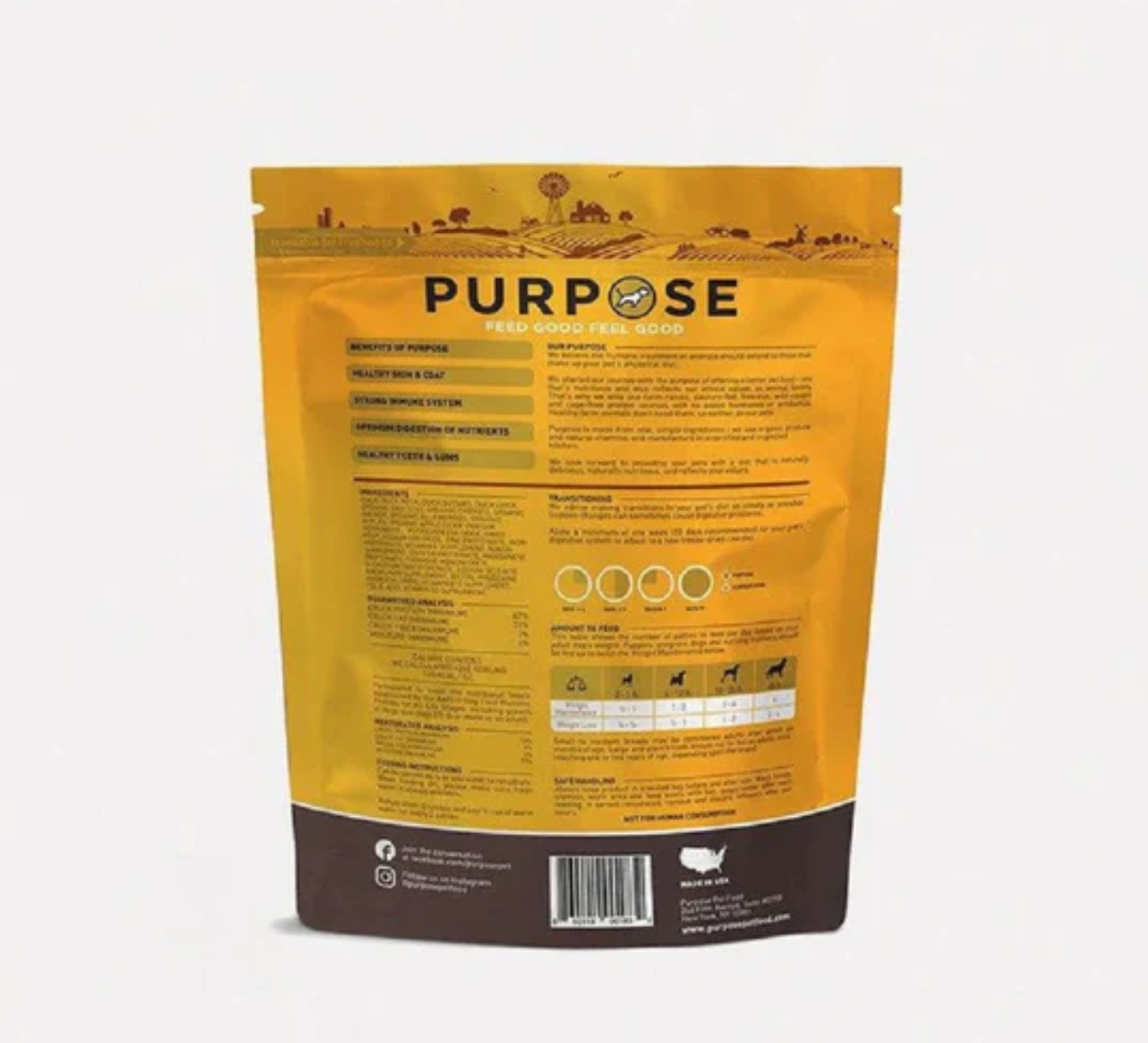 Purpose | 鴨肉｜單蛋白配方凍乾狗糧 14oz