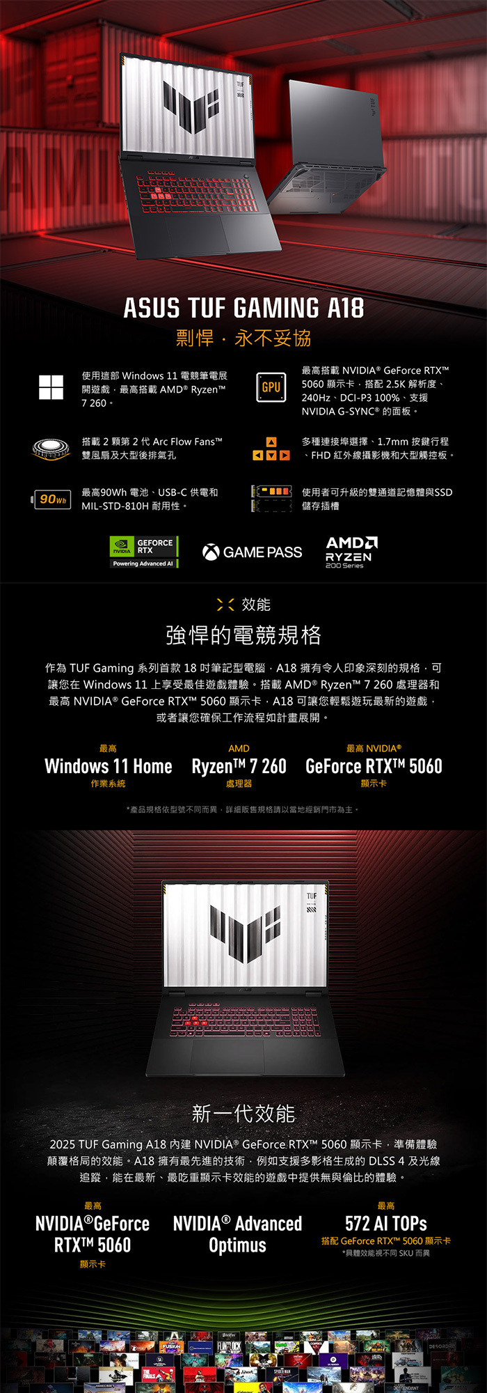 FA808UM-0031A260H效能