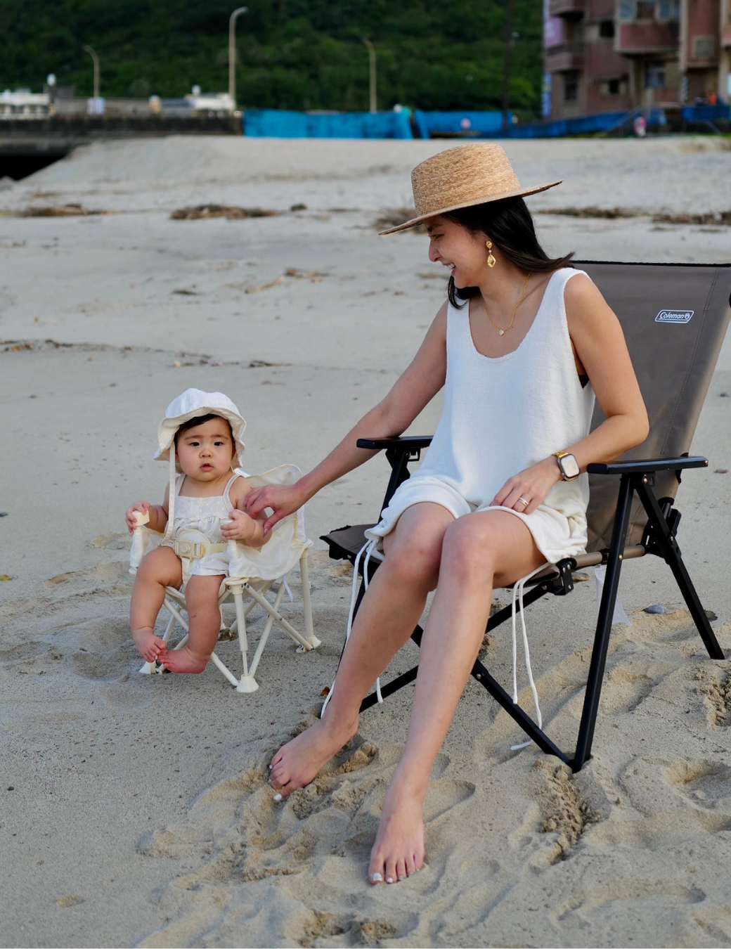 荷葉邊寶寶漁夫帽