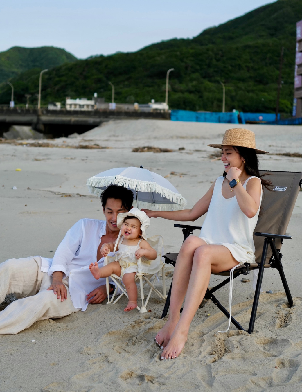 荷葉邊寶寶漁夫帽