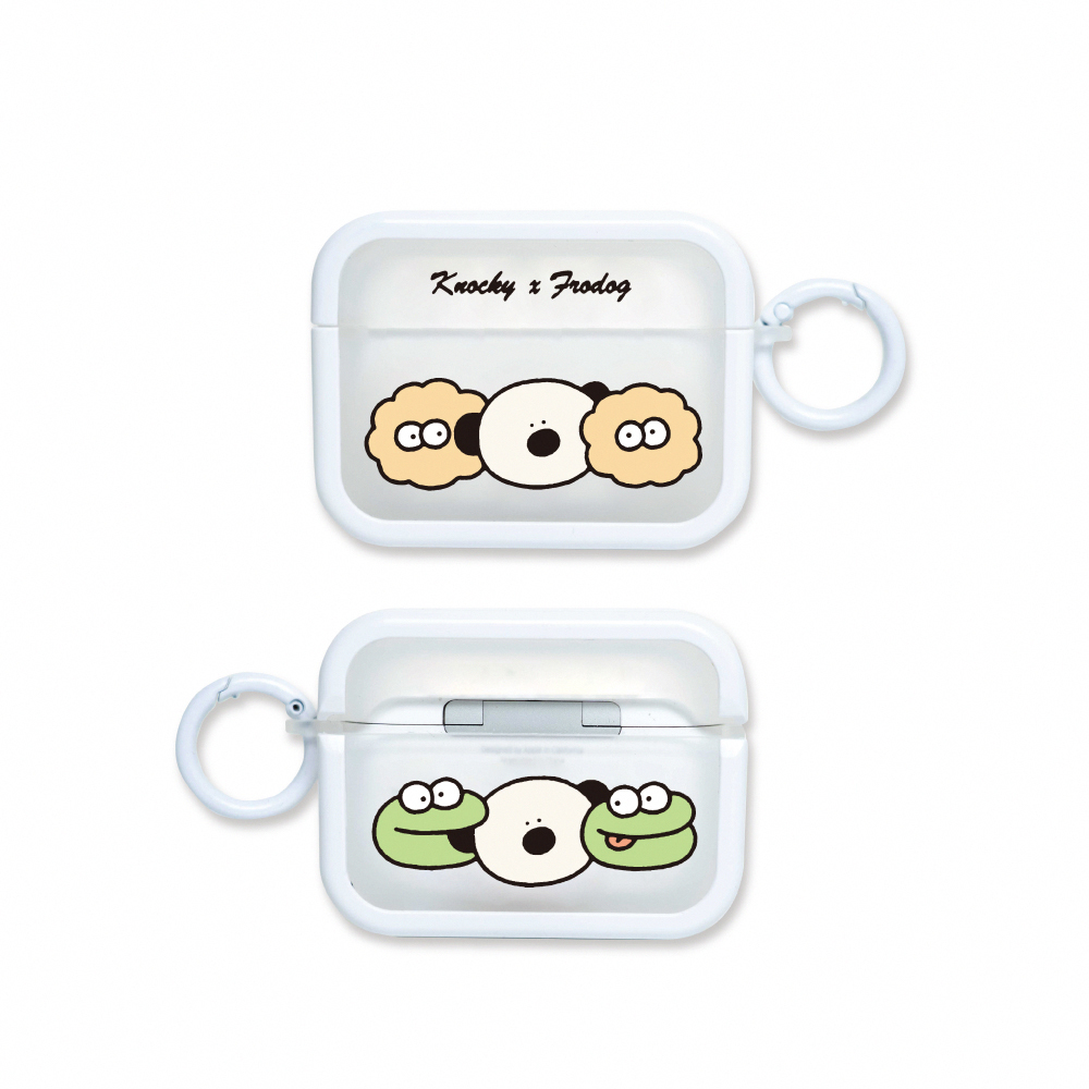 【Knocky x 小圓麵包】『小圓麵包大頭』 AirPods(Pro) 1/2/4 系列保護殼