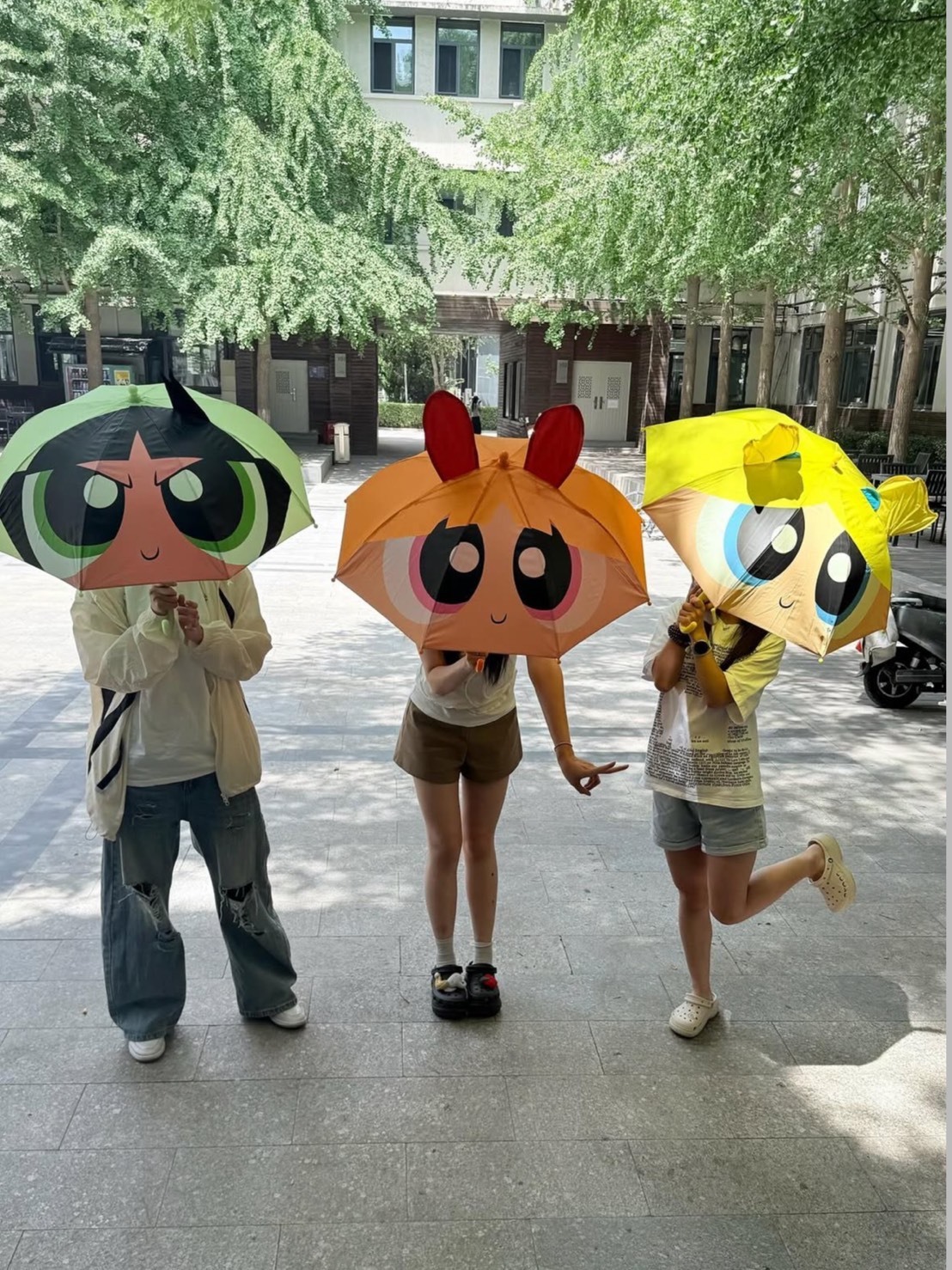 正版授權 飛天小女警造型雨傘