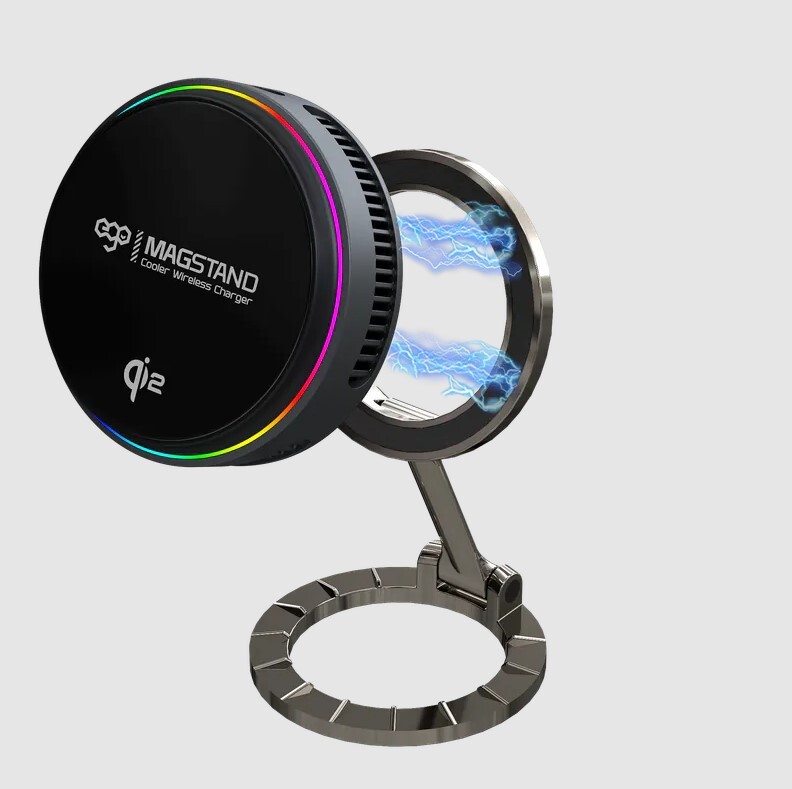 EGO MagStand3 半導體散熱 雙面磁吸 Qi2 充電器 C5