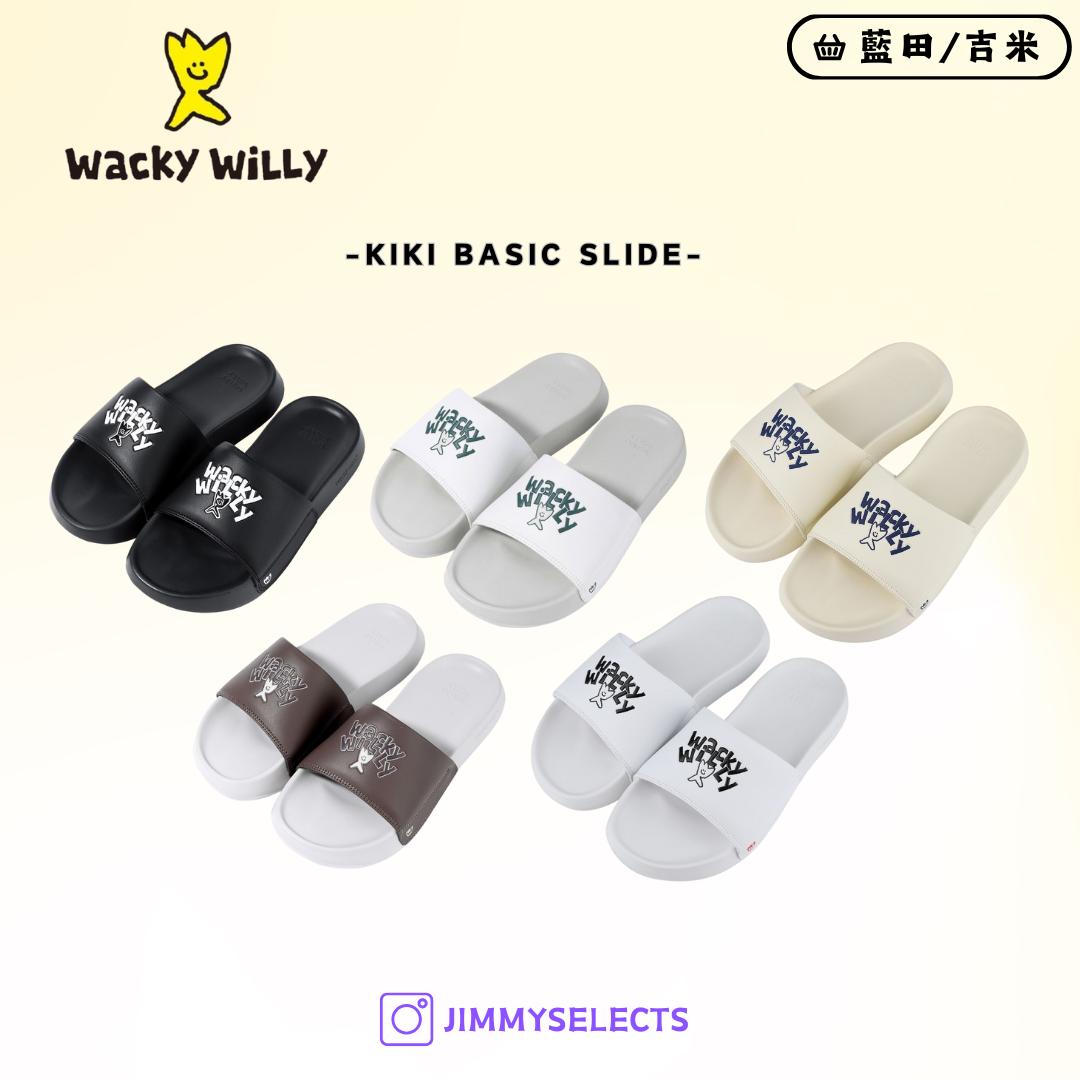 【代購】Wacky Willy 小飛人 Kiki Basic Slide 拖鞋 室內拖鞋  WA2501SE01