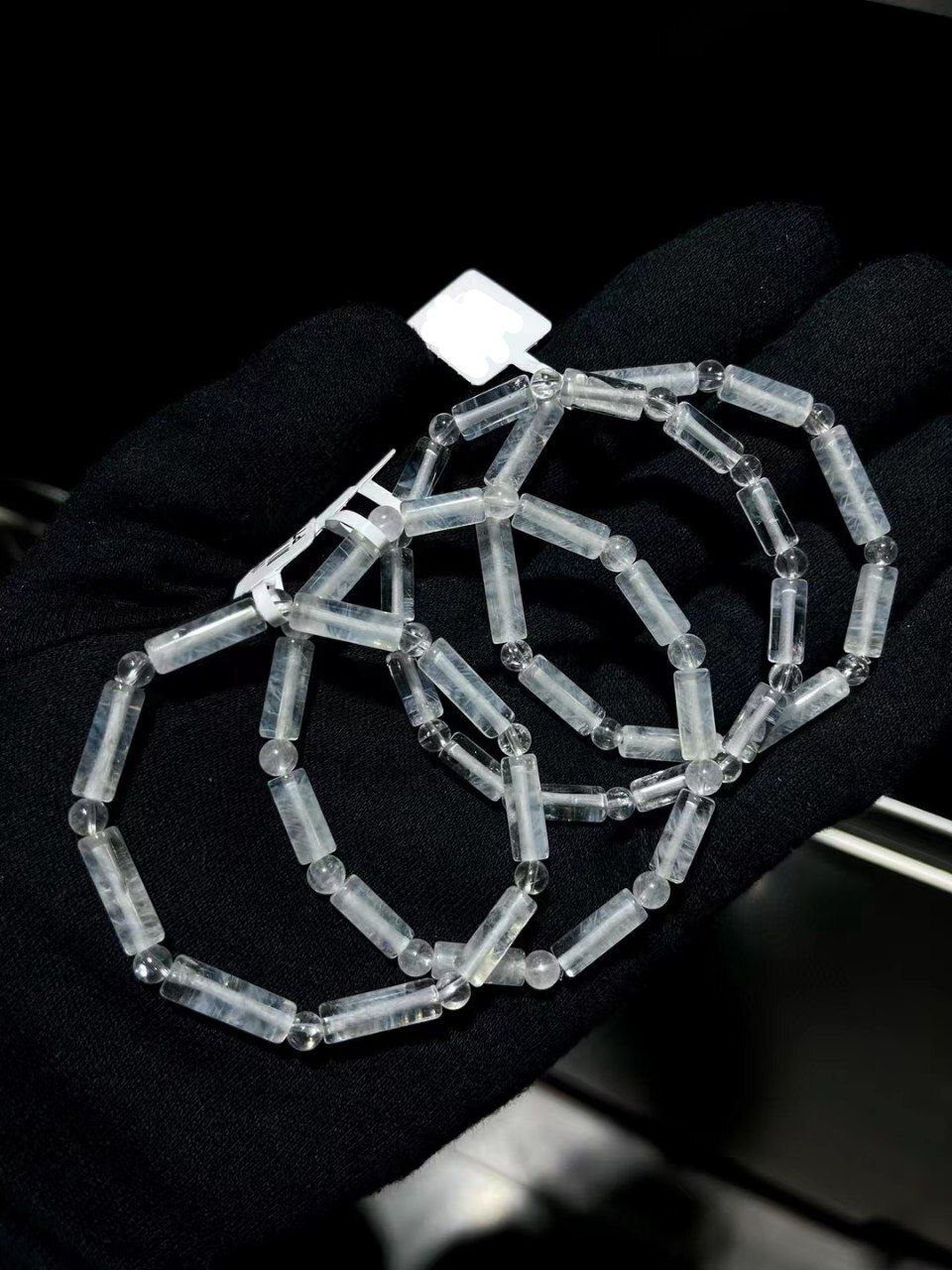 藍針水晶手鏈 ~5mm  (一圖一物)