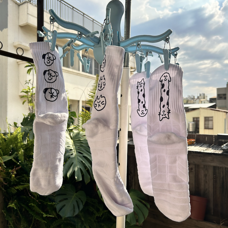 【咪室 MEOWMI TATTOO】貓貓狗狗襪（兩款入）