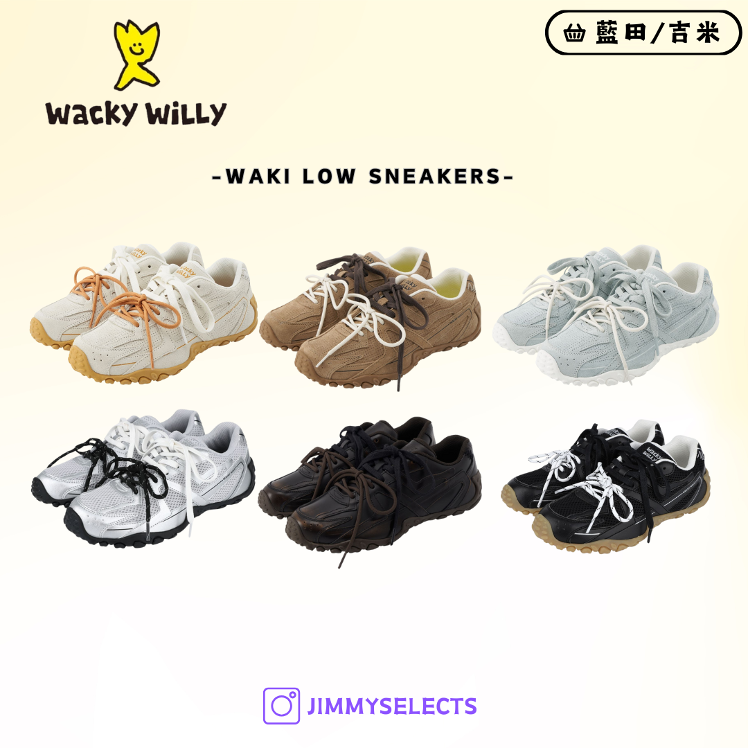 【代購】Wacky Willy 小飛人 Waki Low Sneakers 休閒 復古鞋 WA2501SN03