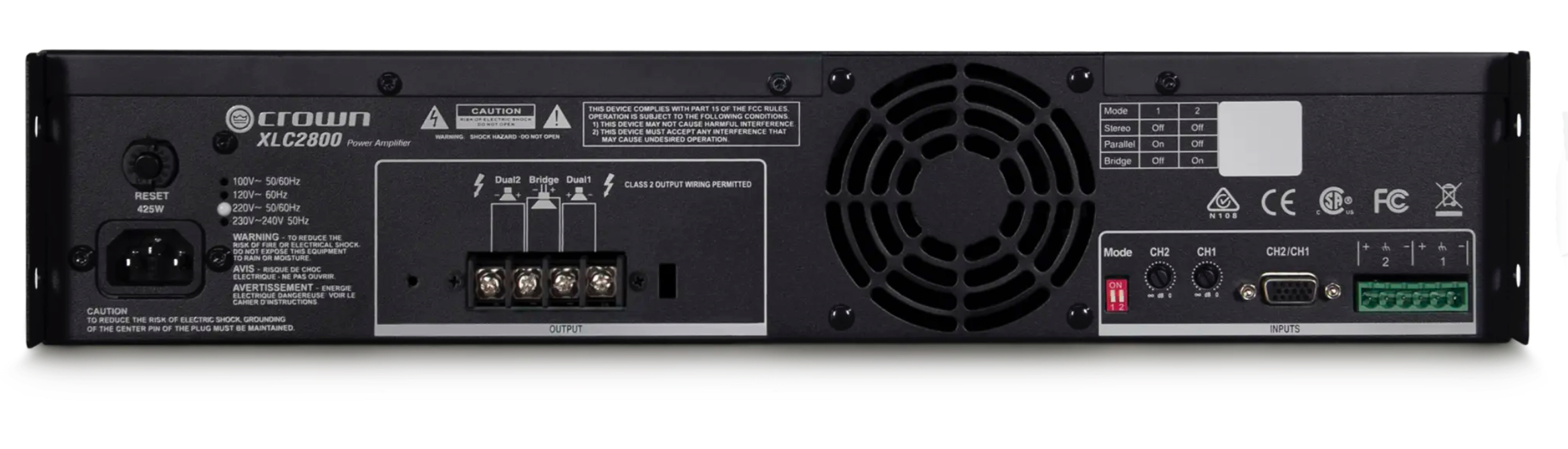 Crown Audio XLC 2800