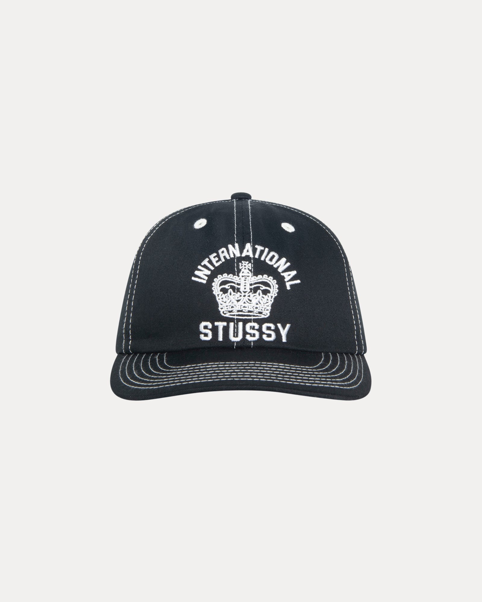 2025SS STUSSY MID-DEPTH INTERNATIONAL CROWN STRAPBACK 皇冠 LOGO 帽子 現貨 1311181