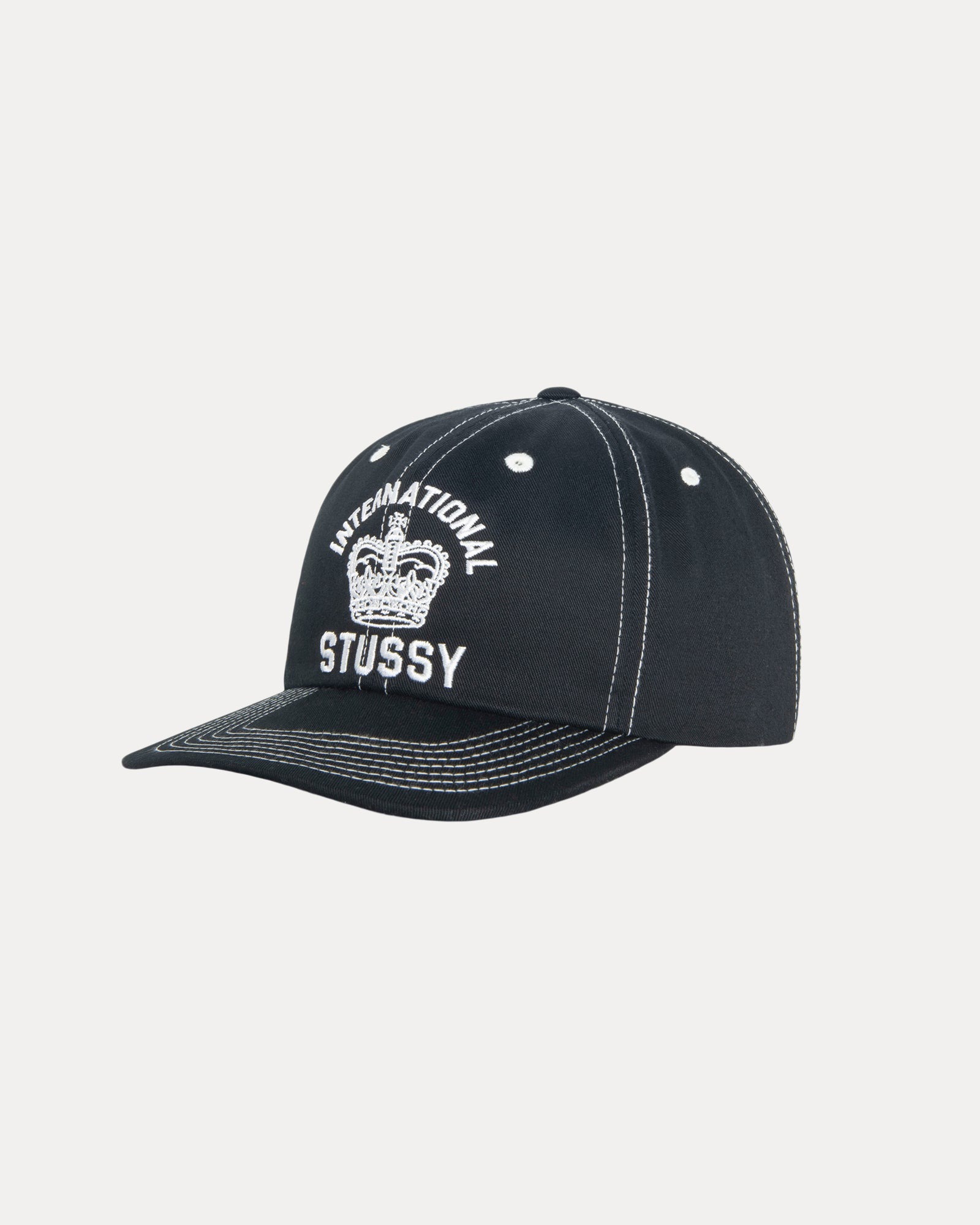 2025SS STUSSY MID-DEPTH INTERNATIONAL CROWN STRAPBACK 皇冠 LOGO 帽子 現貨 1311181