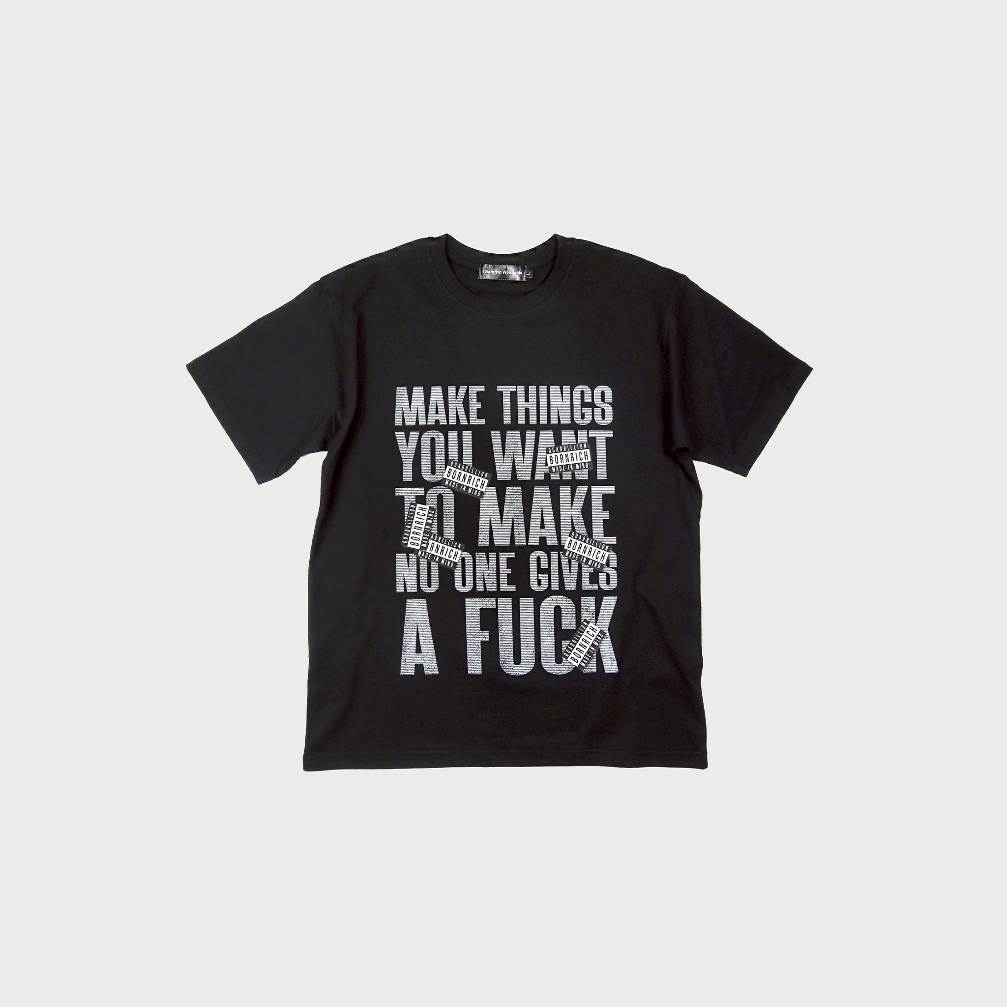 Bornrich｜Quadrillion Tee (Black)