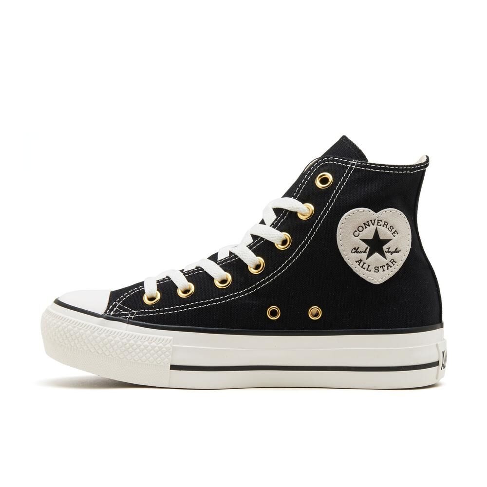Converse AS Plts Heartpoint HI 日本限定 黑色 愛心 增高 厚底 帆布鞋 31315781