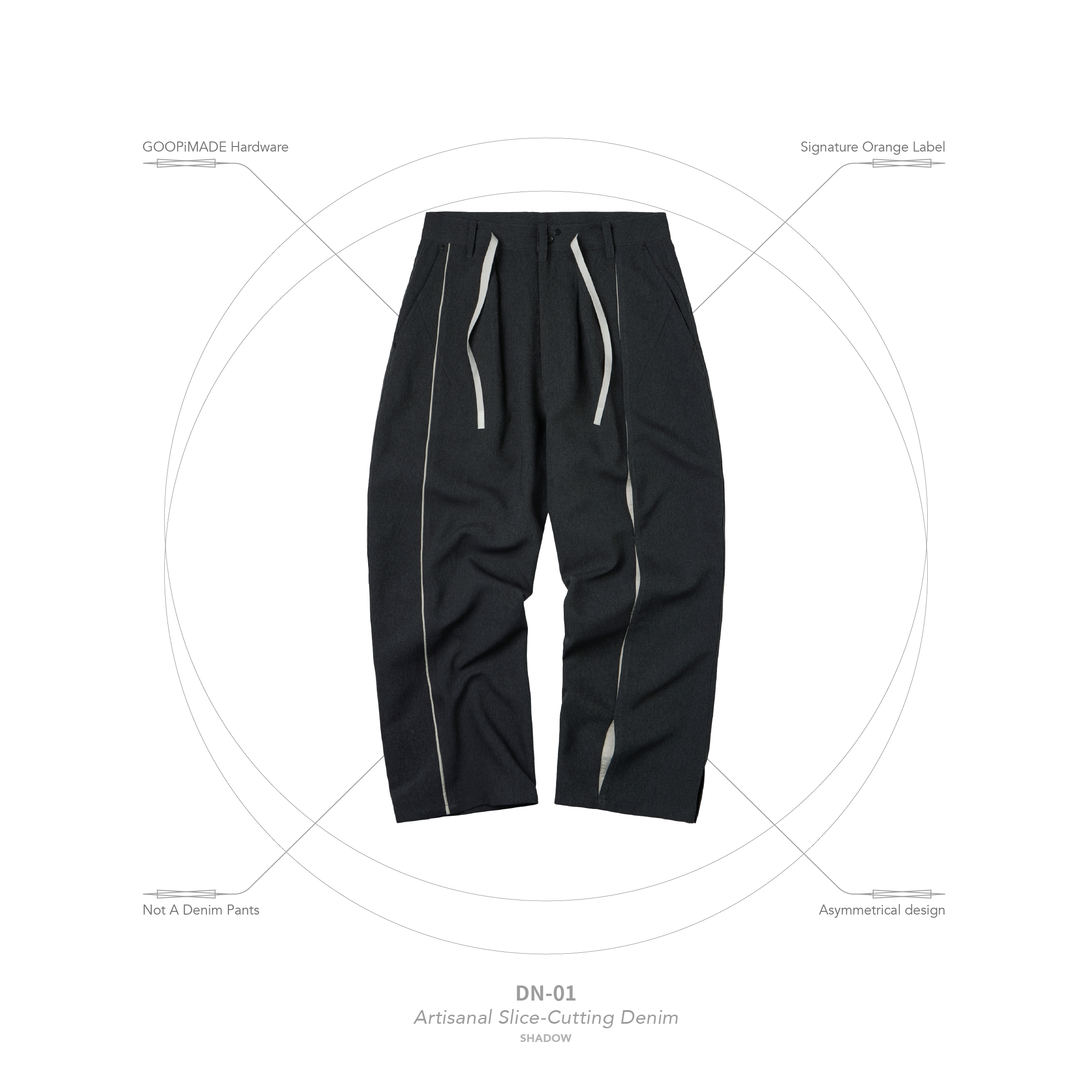 DN-01” Artisanal Slice-Cutting Denim - 2 Colors