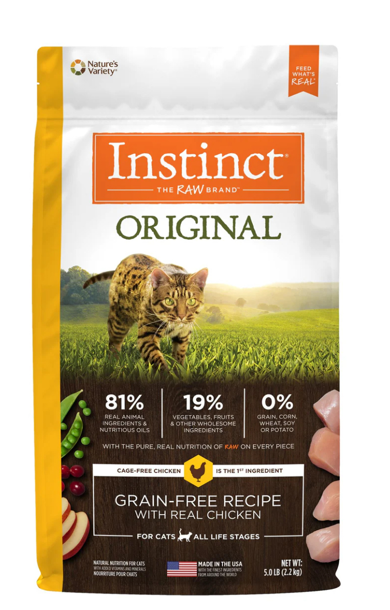 Instinct ｜雞肉 | Original 無穀物貓乾糧配方 11lb