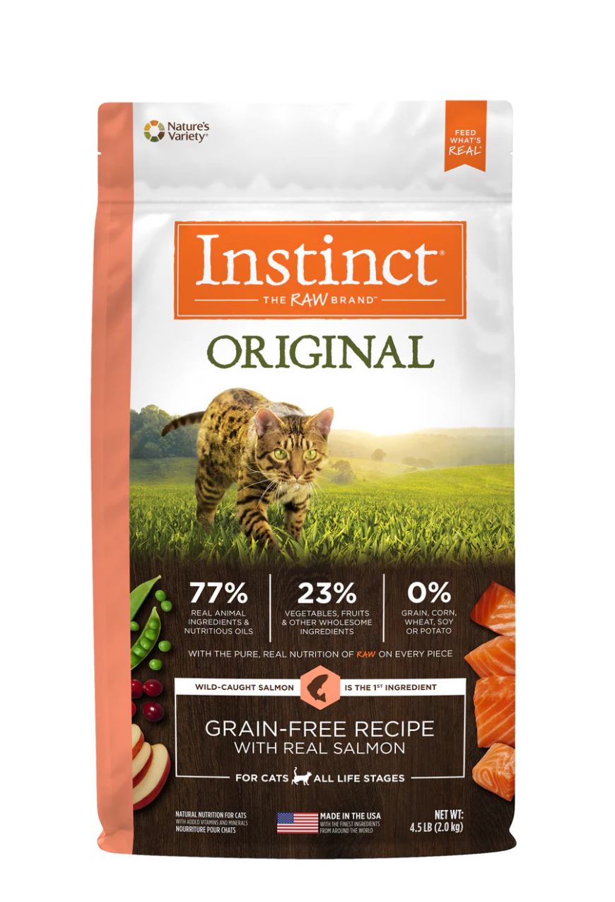 Instinct ｜三文魚 | Original 無穀物貓乾糧配方 10lb