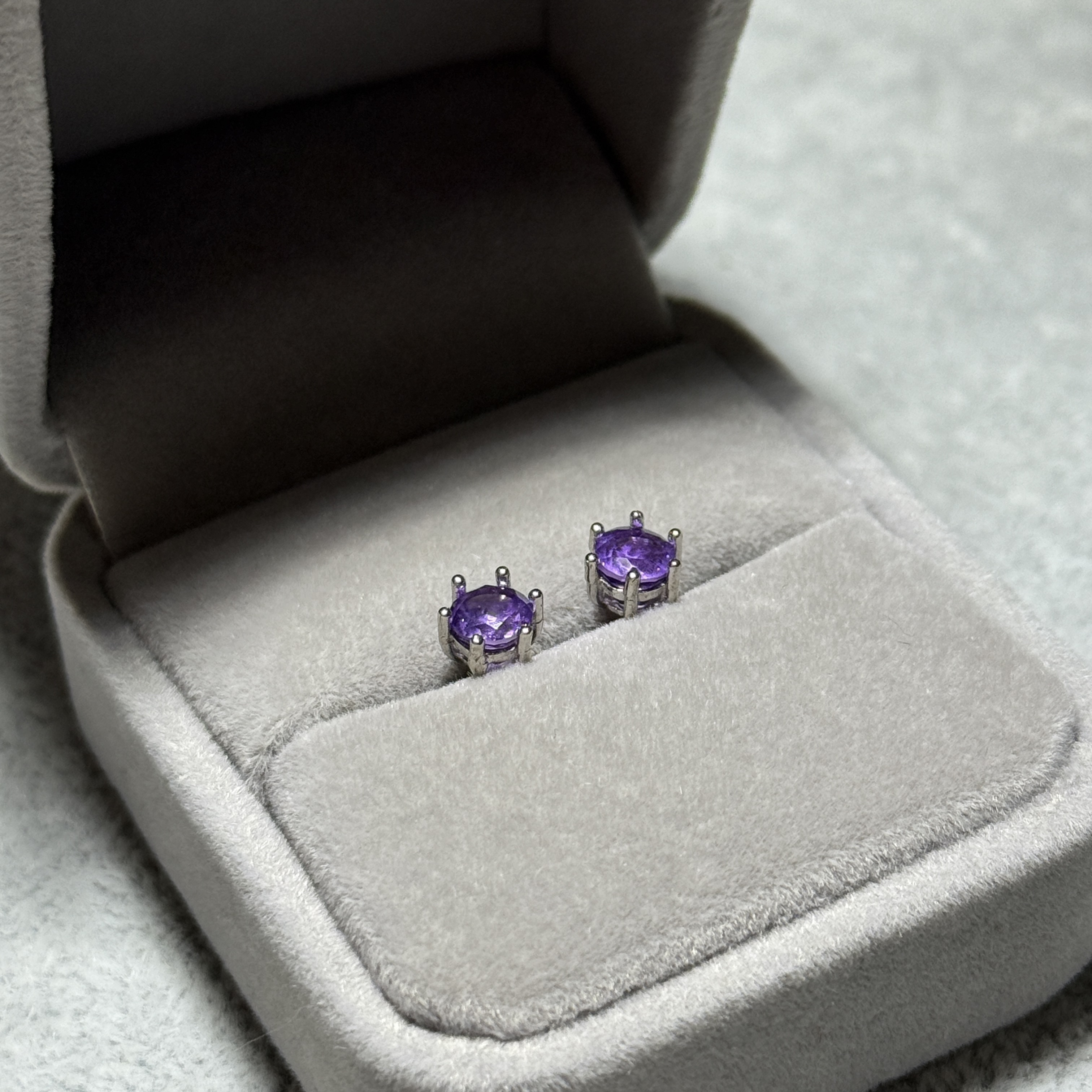 紫水晶耳環 RE1519